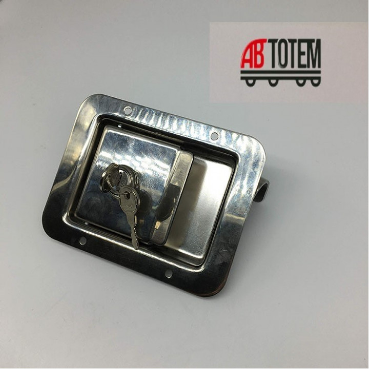 Автомобильный замок 146X114. Нержавеющая сталь. Артикул 14225S