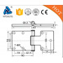 Промышленная петля 180X84. Артикул 12429